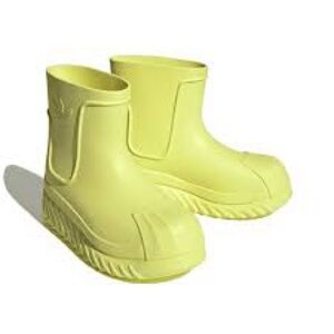 NWOT AdiFoam Superstar Boots Neon Yellow